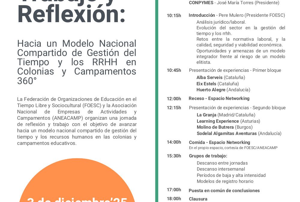 📢 Convocatoria a la Jornada de Trabajo y Reflexión